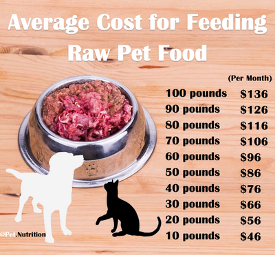 How Much Is A Raw Food Diet For Dogs?