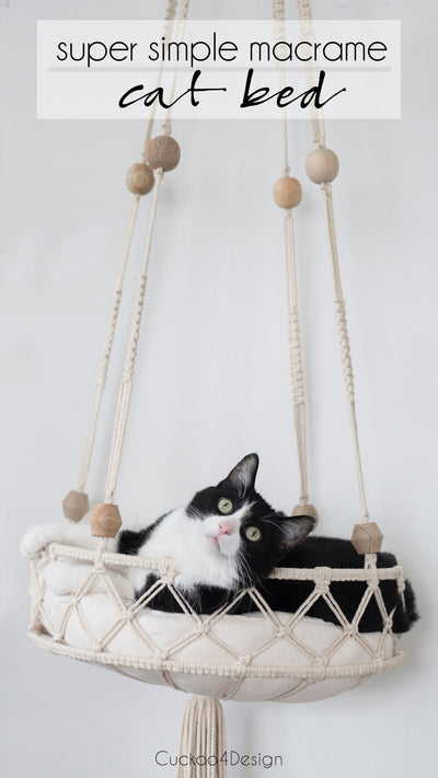 How To Make A Macrame Cat Bed?