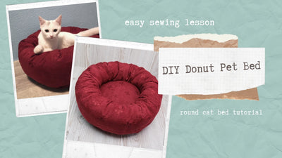 How To Make A Round Cat Bed?